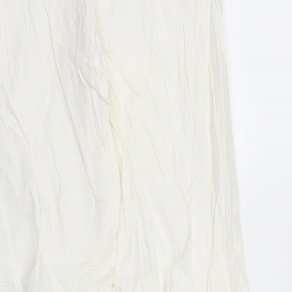 NEXT Womens White   Trousers  Size 10 L29 in