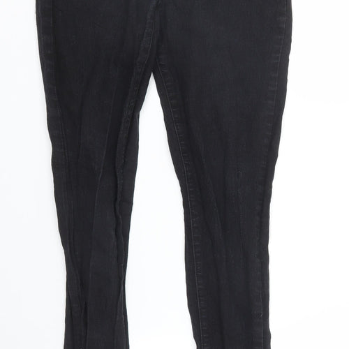 Primark Womens Black  Denim Skinny Jeans Size 10 L27 in