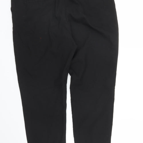 NEXT Womens Black   Capri Trousers Size 12 L23 in