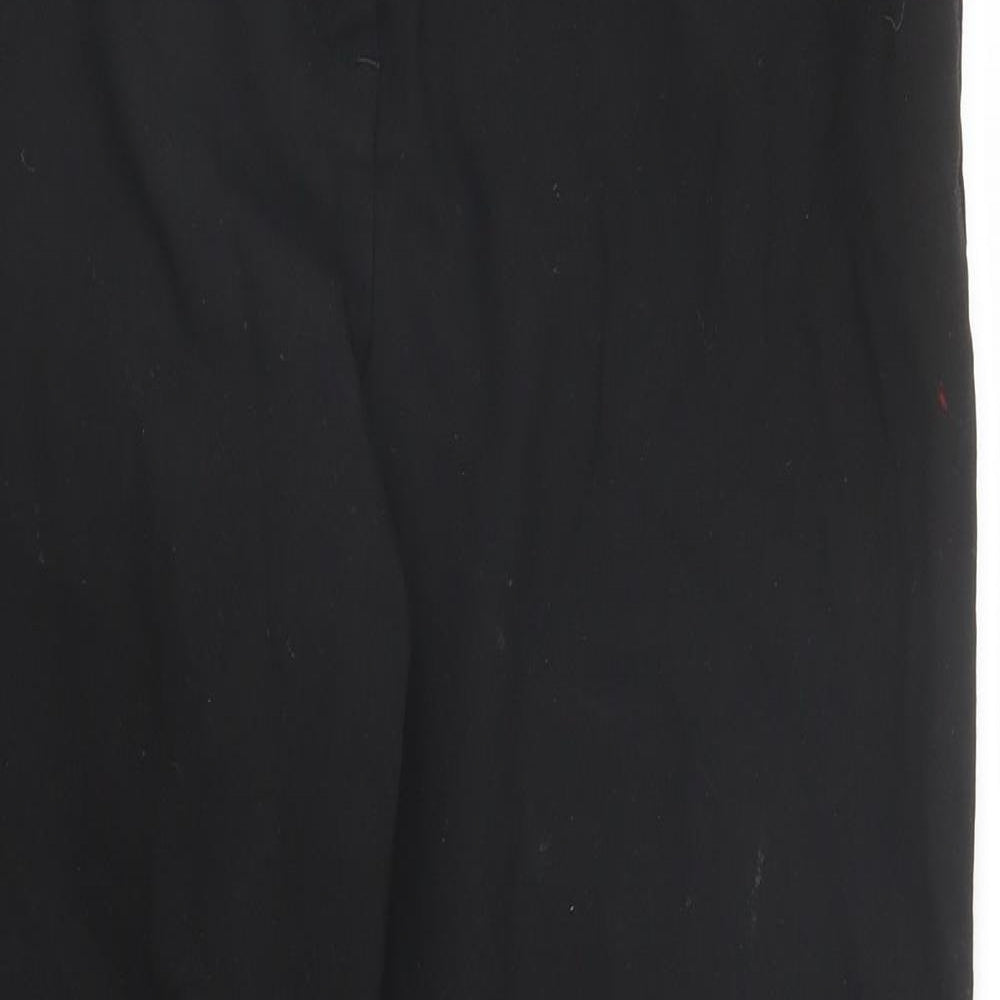 NEXT Womens Black   Capri Trousers Size 12 L23 in