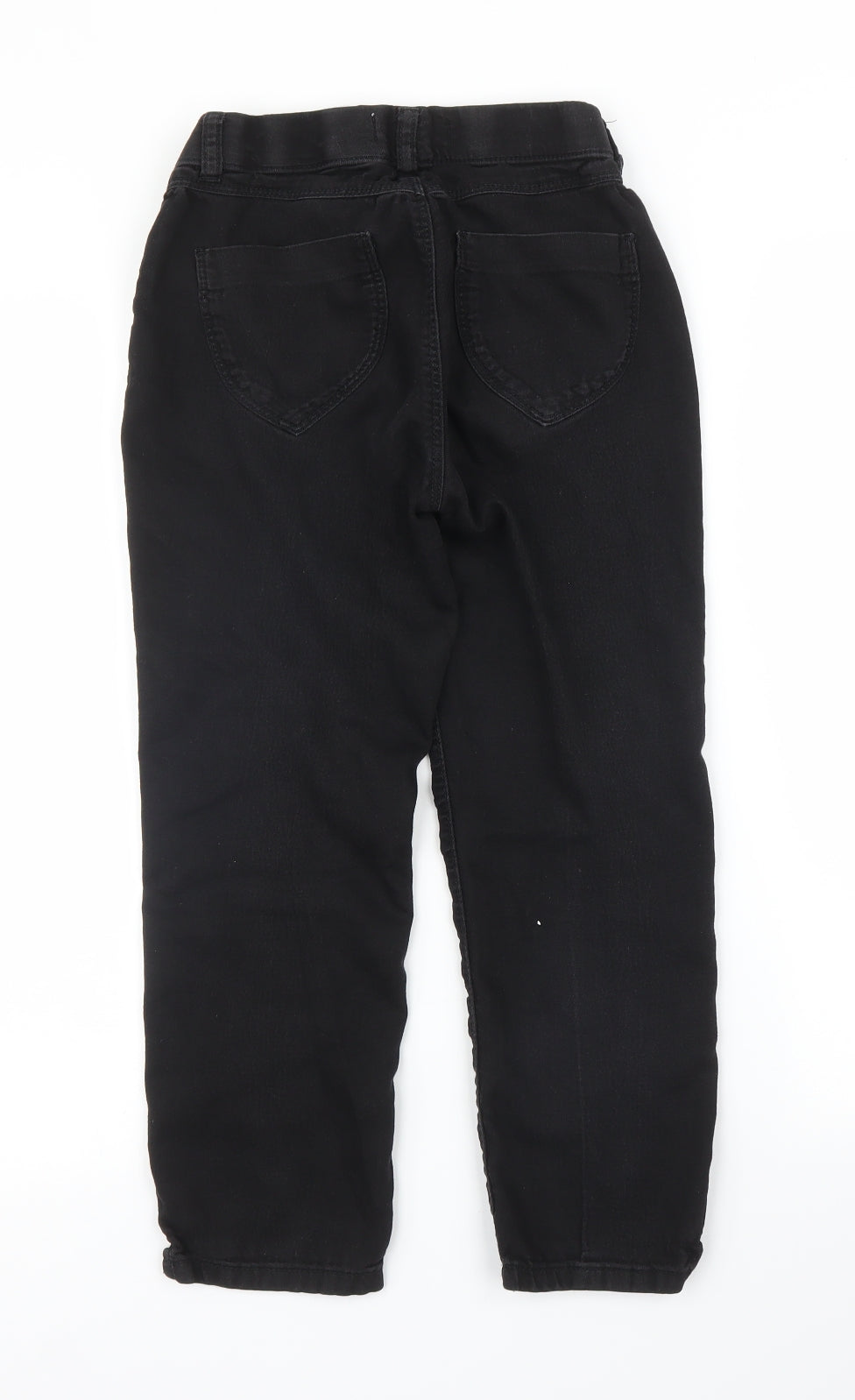 Dorothy Perkins Womens Black  Denim Capri Trousers Size 6 L20 in