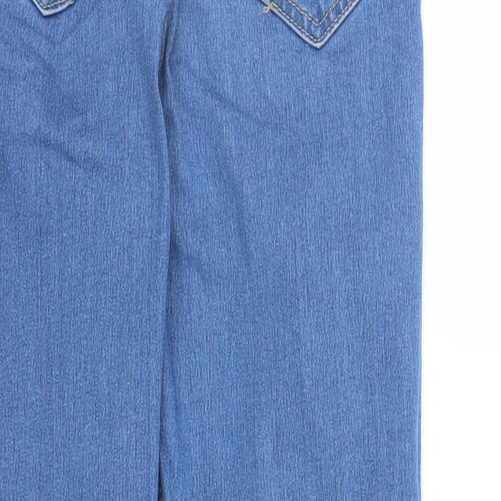 Topshop Womens Blue  Denim Skinny Jeans Size S L26 in