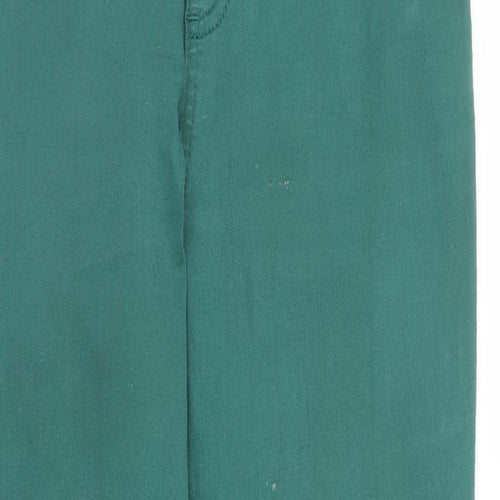 M&S Womens Green   Capri Trousers Size 10 L24 in