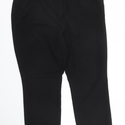 Papaya Womens Black   Capri Trousers Size 18 L22 in