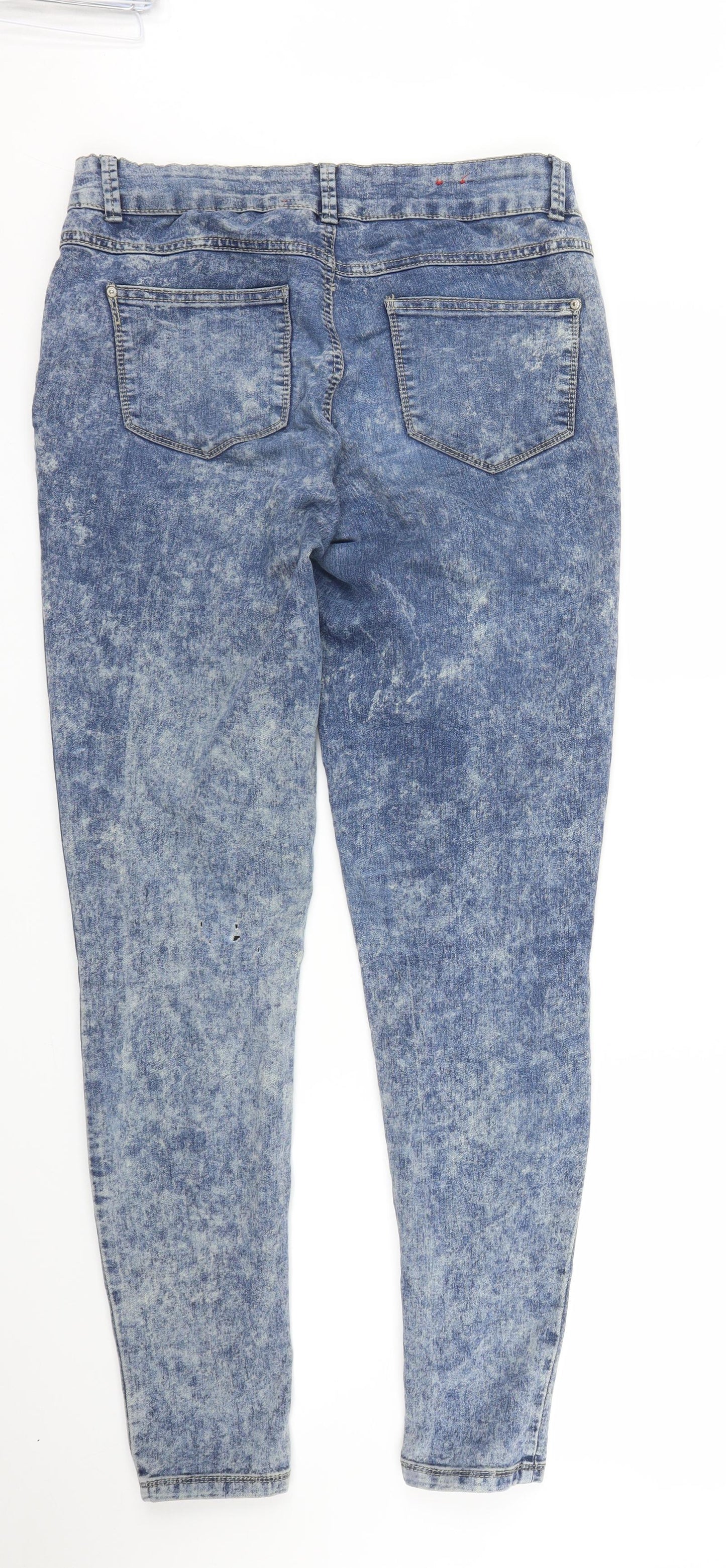Yes Yes Womens Blue  Denim Skinny Jeans Size 12 L29 in