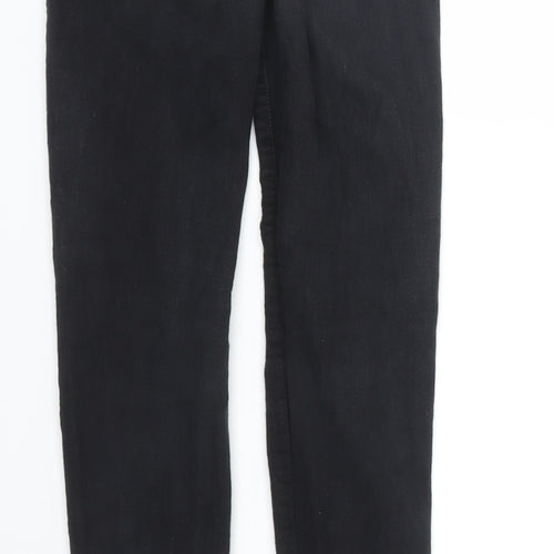 Bershka Womens Black  Denim Skinny Jeans Size 6 L29 in