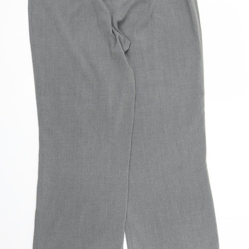 Epilogue Womens Grey  Rayon Trousers  Size 12 L31 in