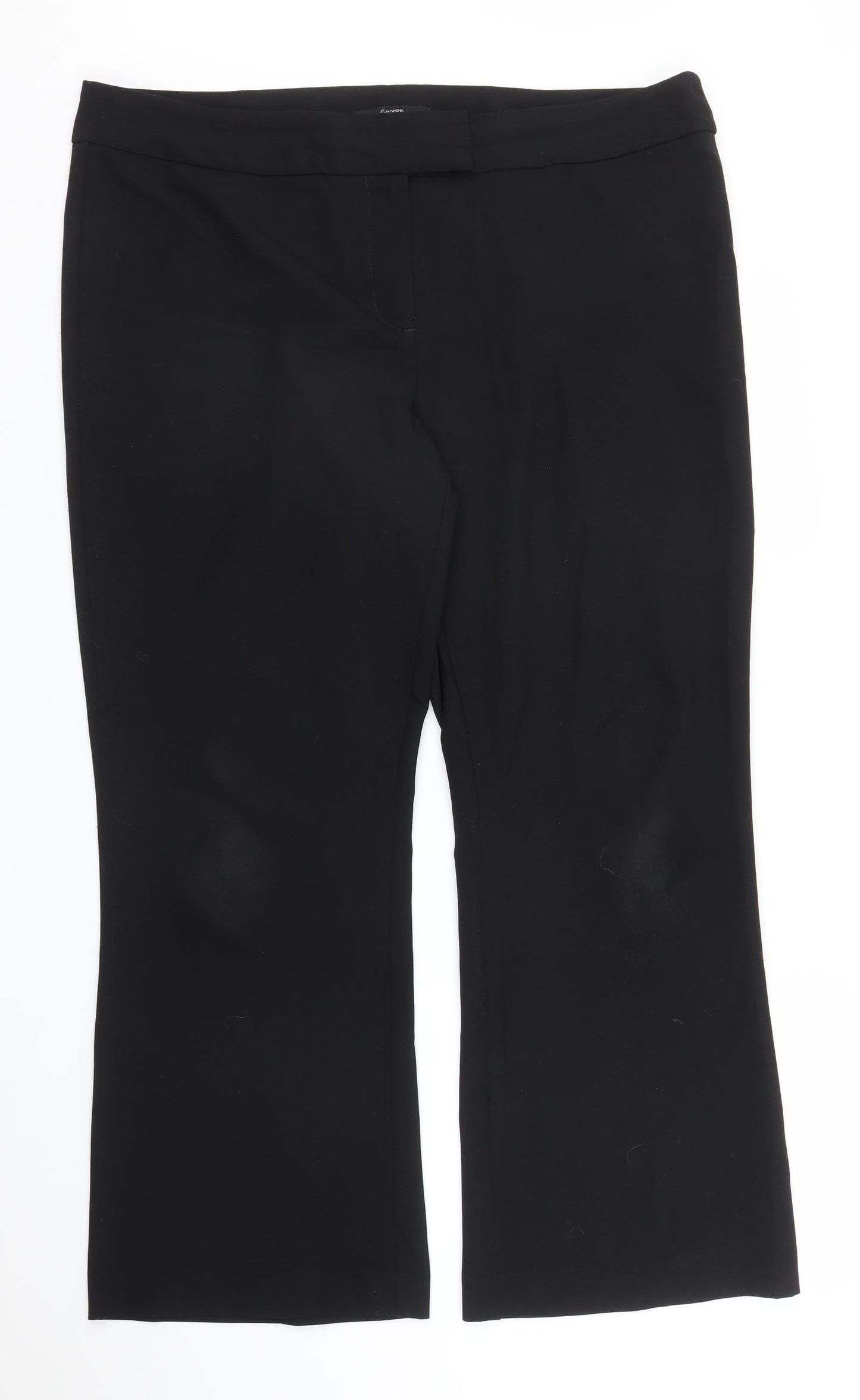 George Womens Black   Trousers  Size 18 L27 in
