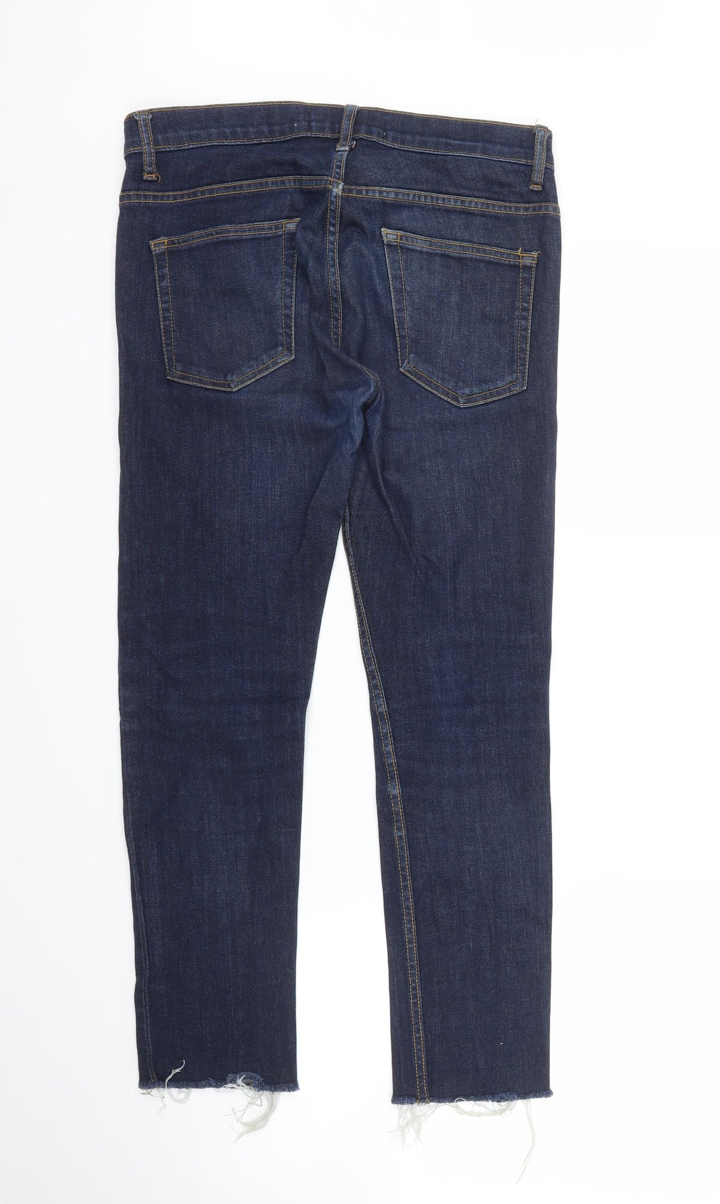 Topman Mens Blue  Denim Straight Jeans Size 30 in L26 in