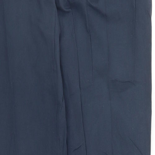 BHS Womens Blue   Chino Trousers Size 16 L29 in