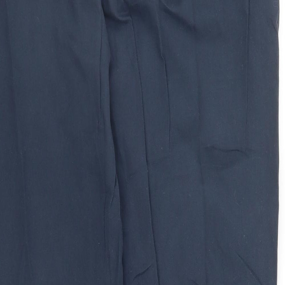 BHS Womens Blue   Chino Trousers Size 16 L29 in