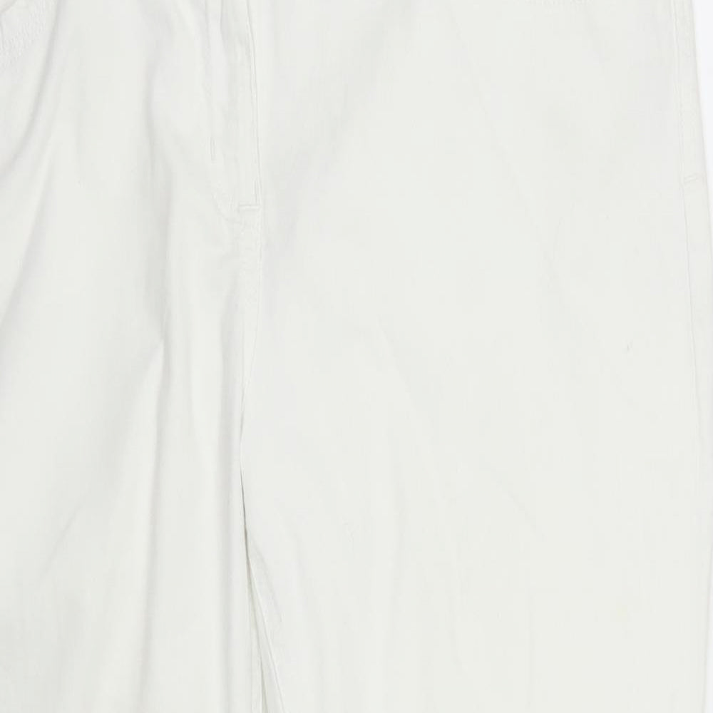 George Womens White   Capri Trousers Size 16 L23 in