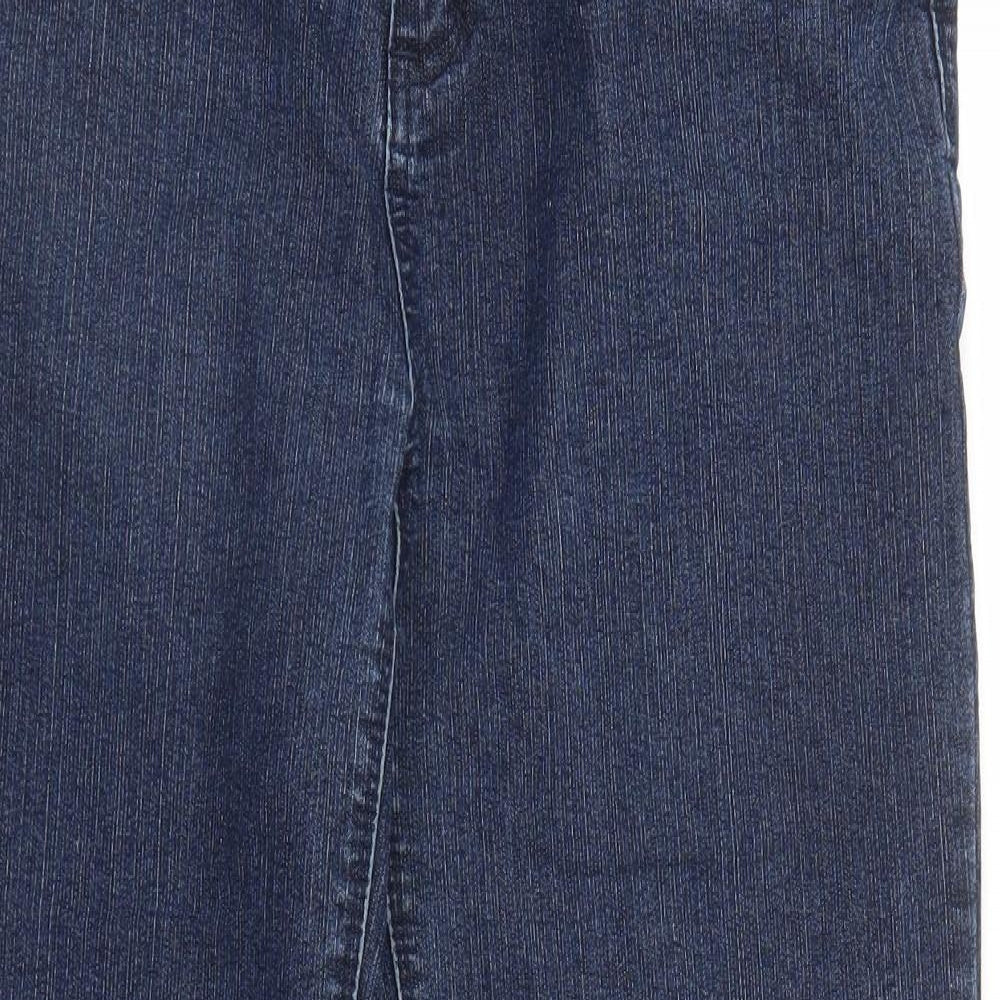 Hula Womens Blue  Denim Bootcut Jeans Size 14 L28 in