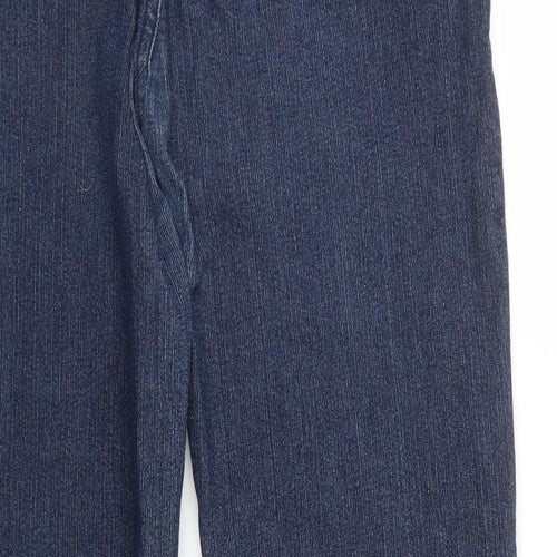 Hula Womens Blue  Denim Bootcut Jeans Size 14 L28 in