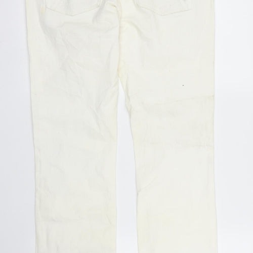 Only Womens White   Straight Jeans Size M L34 in