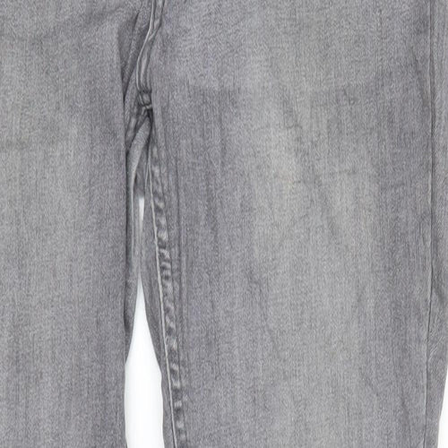Amisu Womens Grey  Denim Jegging Jeans Size 32 in L29 in