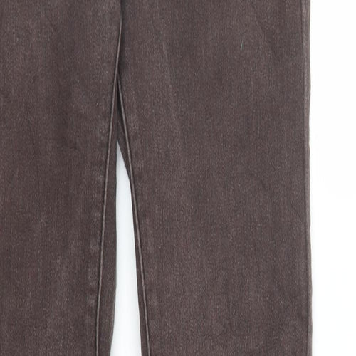By Sasha Womens Brown  Denim Skinny Jeans Size XS L30 in