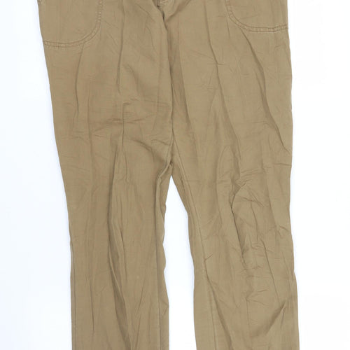 Vera Moda Womens Beige   Chino Trousers Size M L29 in