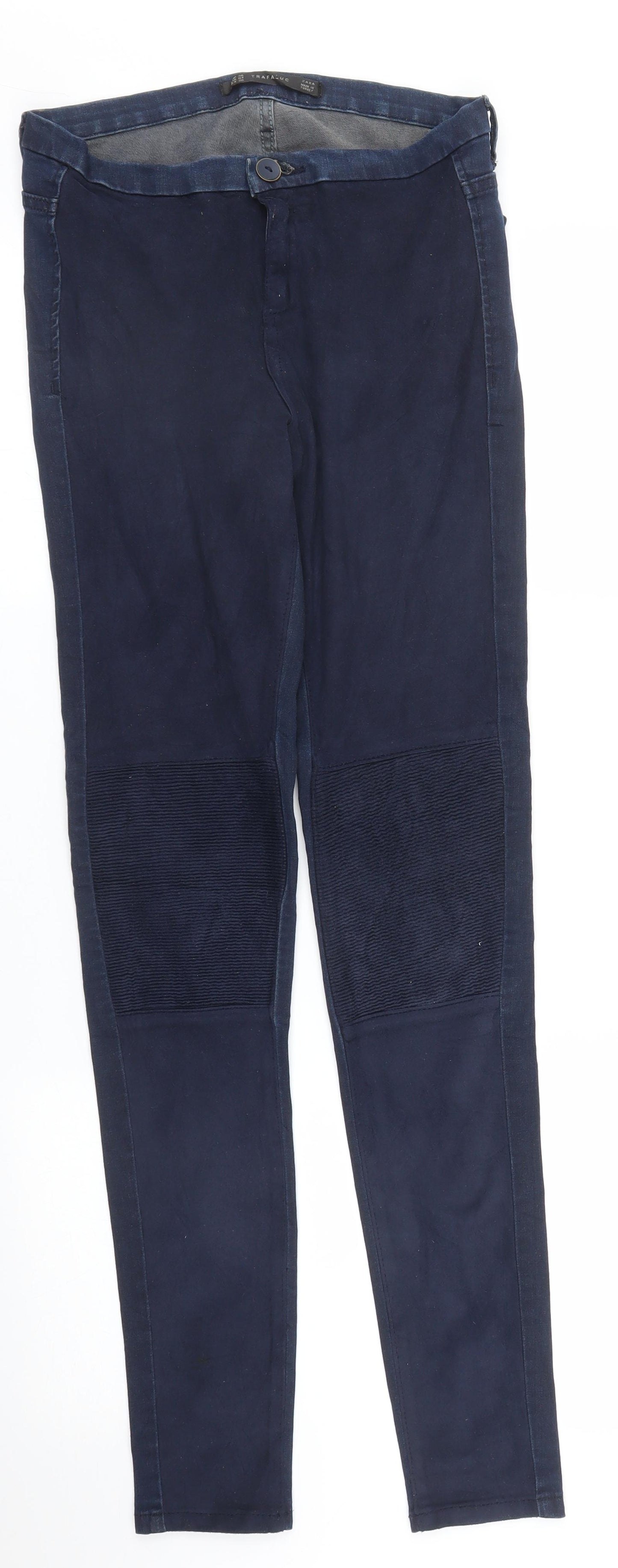 Zara Womens Blue   Carrot Trousers Size 8 L33 in