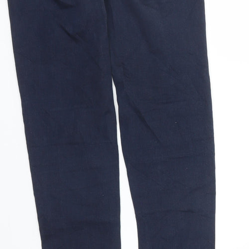 Zara Womens Blue   Carrot Trousers Size 8 L33 in