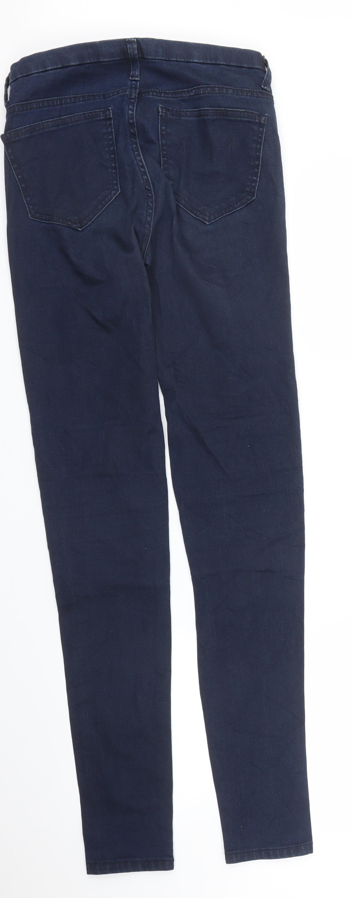 Zara Womens Blue   Carrot Trousers Size 8 L33 in
