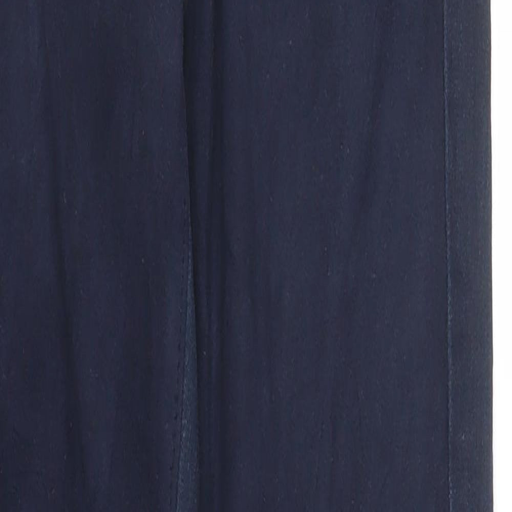Zara Womens Blue   Carrot Trousers Size 8 L33 in