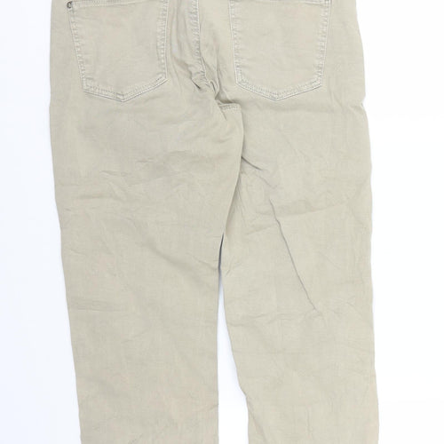 Cambio Womens Beige   Capri Jeans Size 6 L23 in