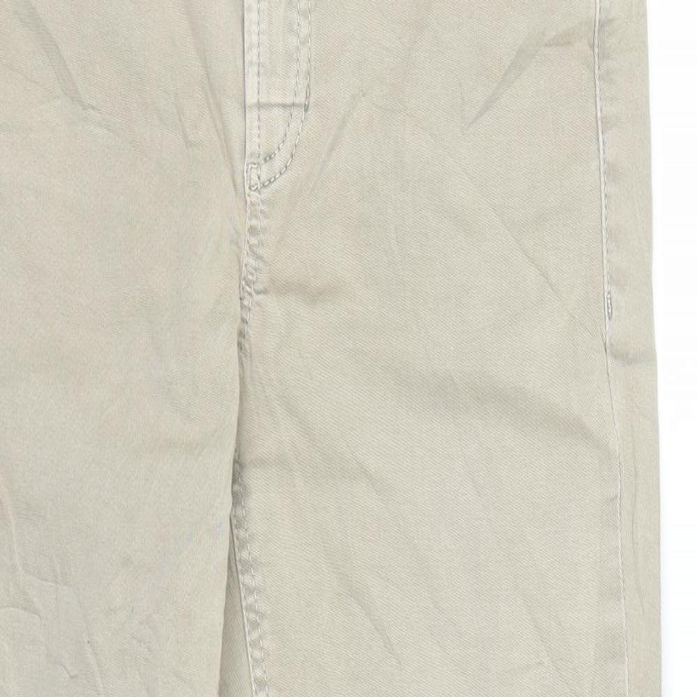 Cambio Womens Beige   Capri Jeans Size 6 L23 in