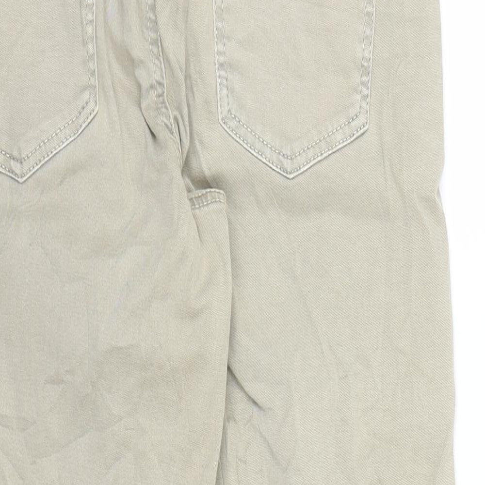 Cambio Womens Beige   Capri Jeans Size 6 L23 in