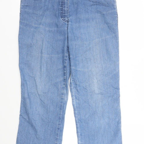 GARDEUR Womens Blue  Denim Capri Jeans Size 30 in L25 in