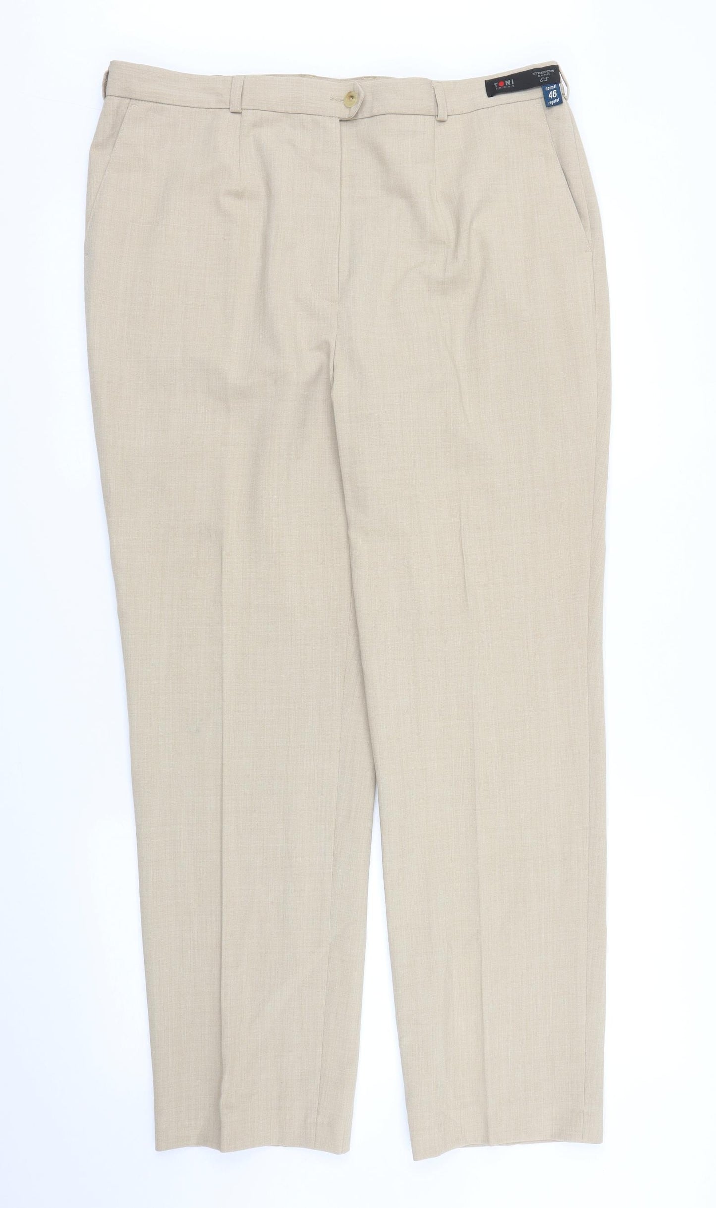 Toni Dress Womens Beige   Trousers  Size 20 L30 in