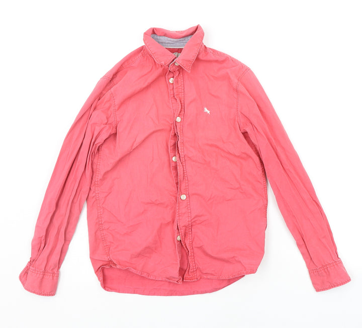 H&M Girls Pink Basic Button-Up Size 11-12 Years