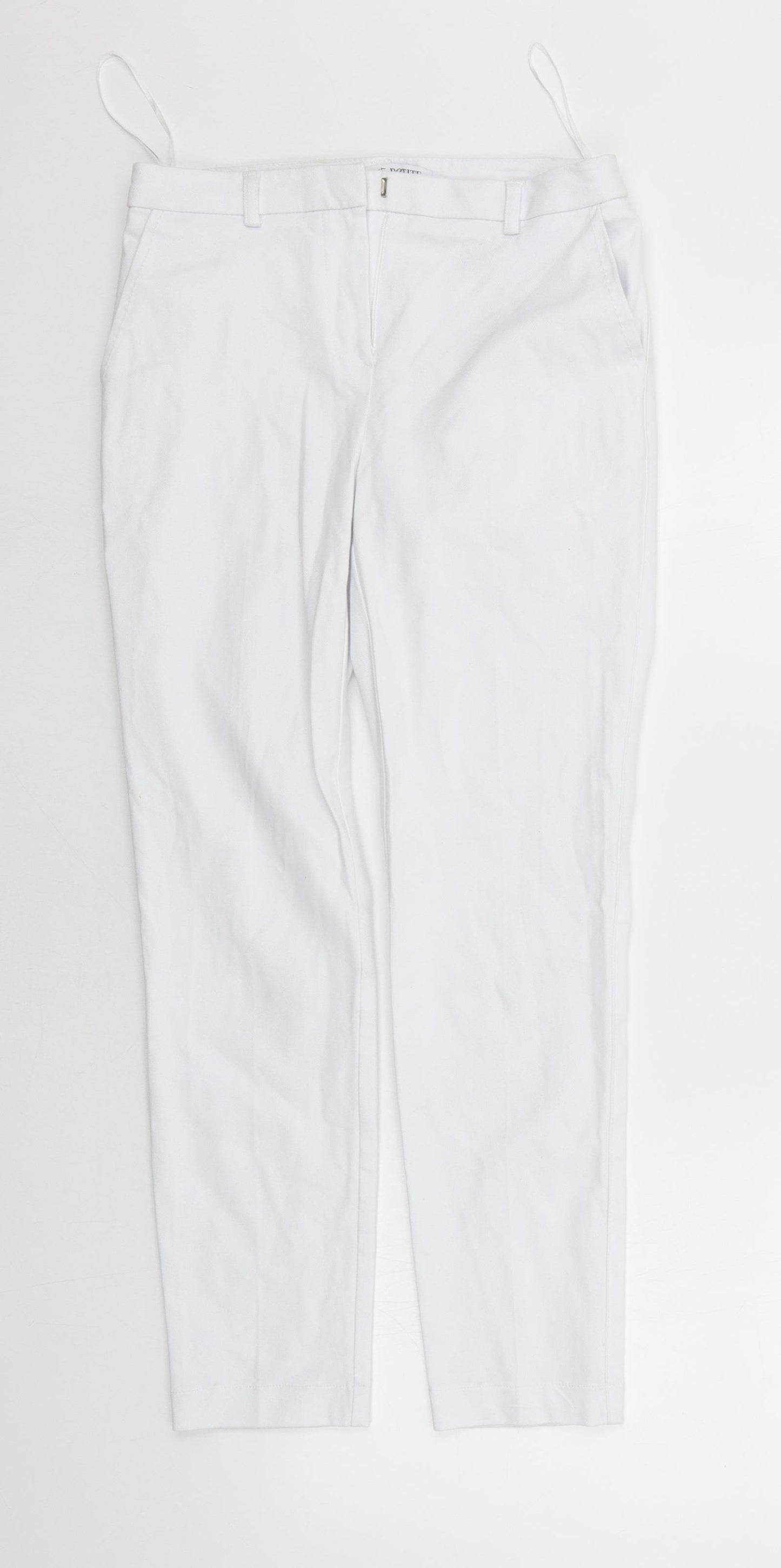 NEXT Womens White   Trousers  Size 6 L25 in