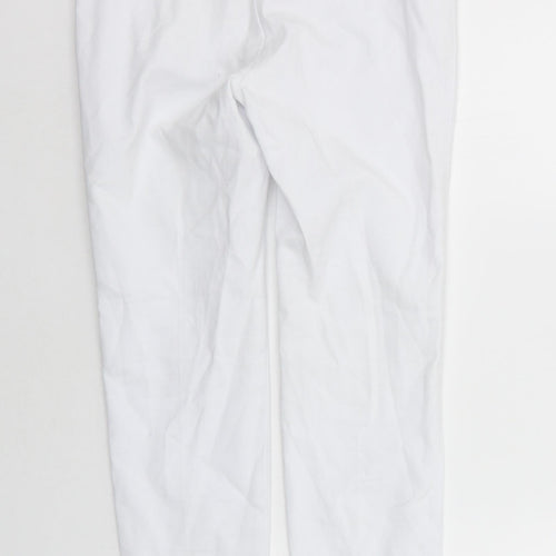 NEXT Womens White   Trousers  Size 6 L25 in