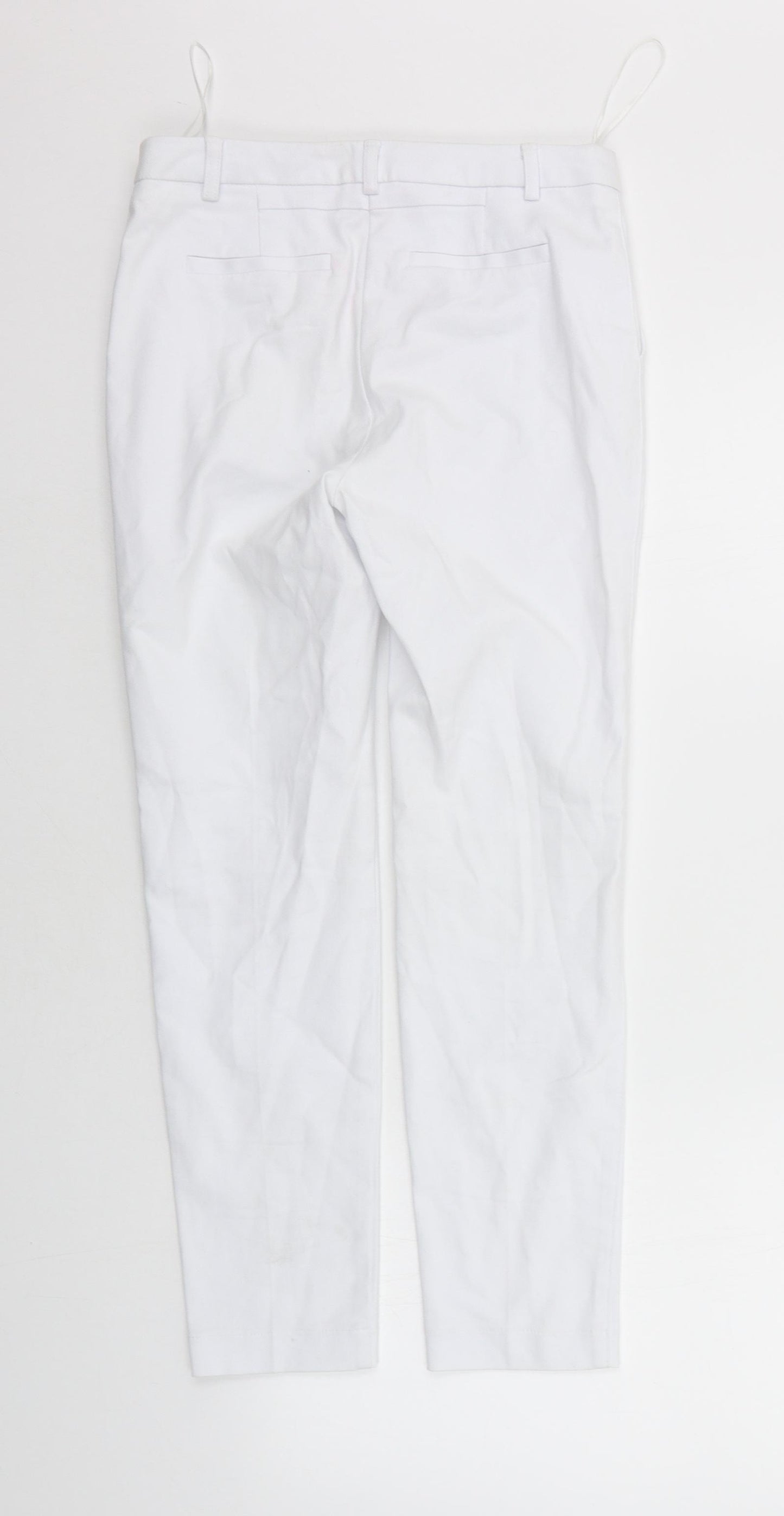 NEXT Womens White   Trousers  Size 6 L25 in