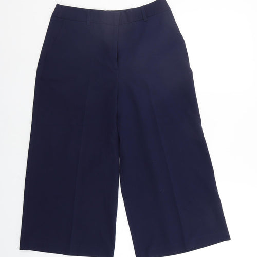 Dorothy Perkins Womens Blue   Trousers  Size 10 L21 in