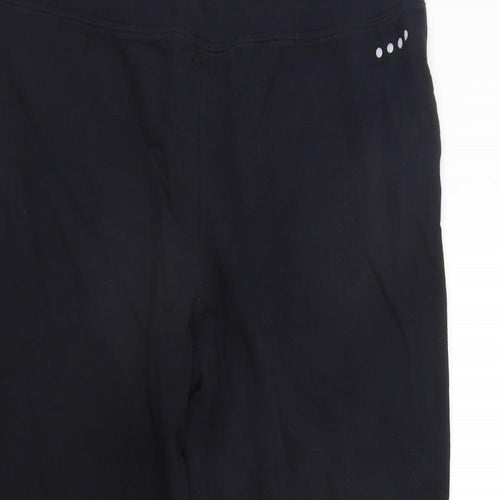 SOULEXE Womens Black   Jogger Trousers Size L L26 in