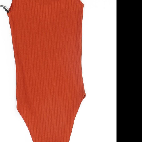 Primark Womens Orange   Bodysuit One-Piece Size 6