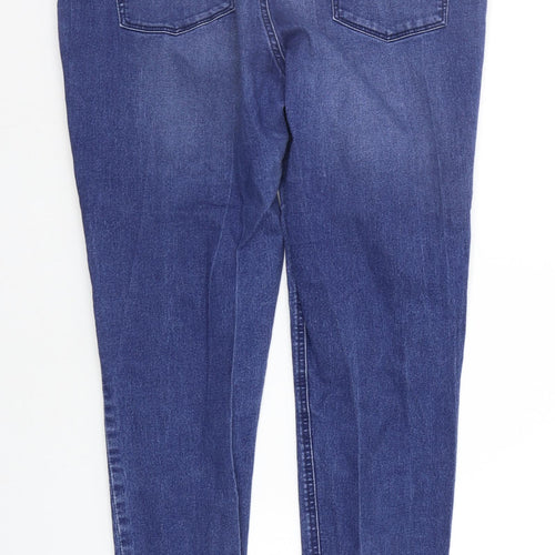 Denim & Co. Womens Blue   Straight Jeans Size 18 L27 in