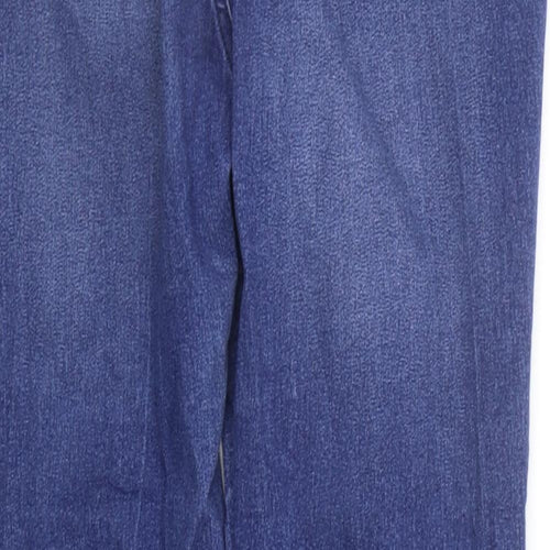 Denim & Co. Womens Blue   Straight Jeans Size 18 L27 in