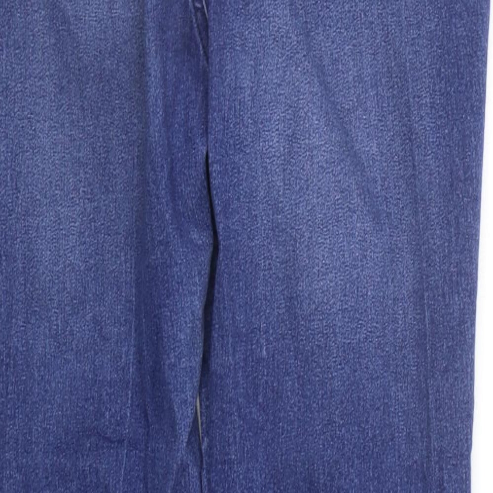 Denim & Co. Womens Blue   Straight Jeans Size 18 L27 in