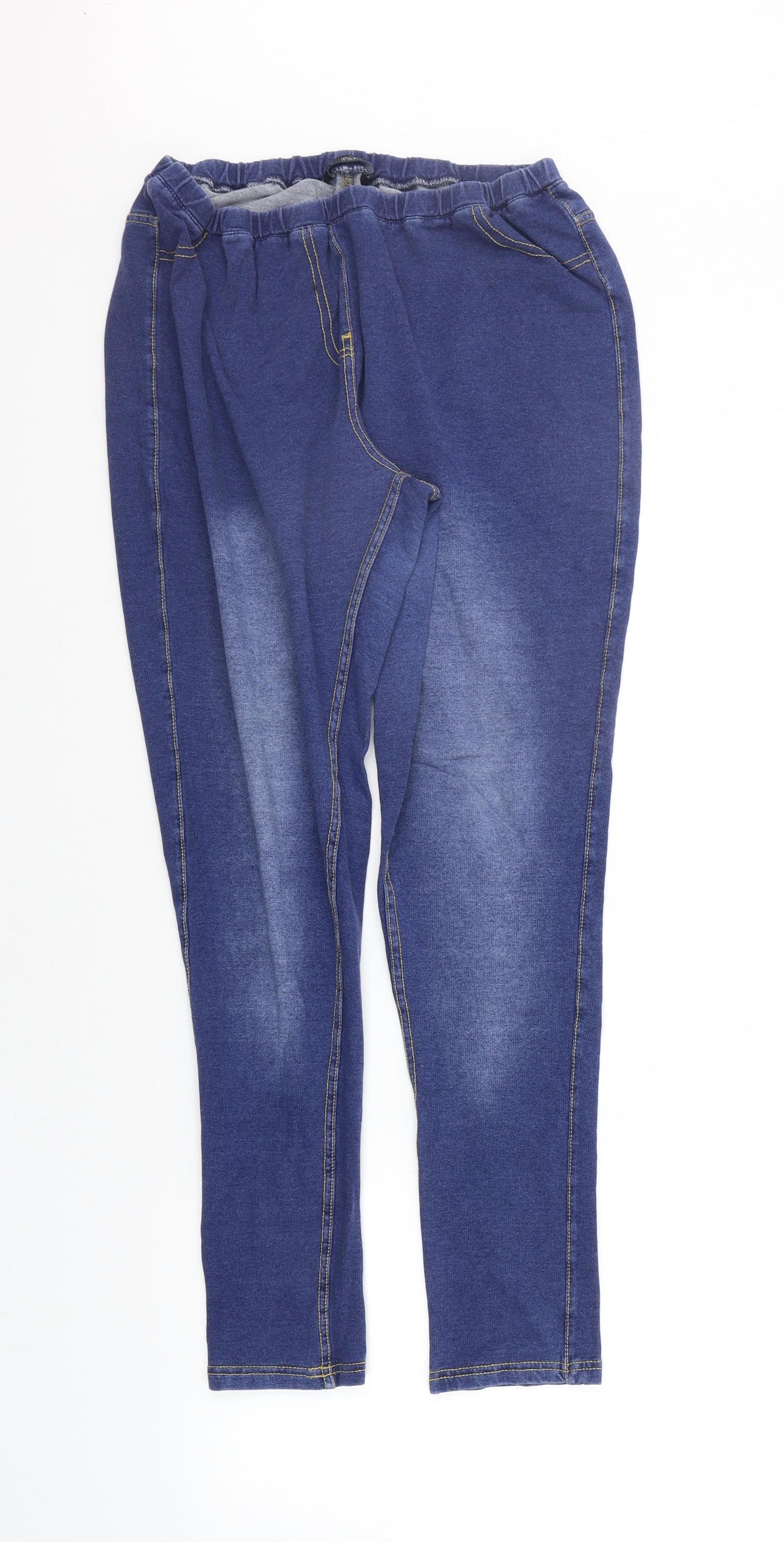 F&F Womens Blue   Jegging Leggings Size 16 L26 in