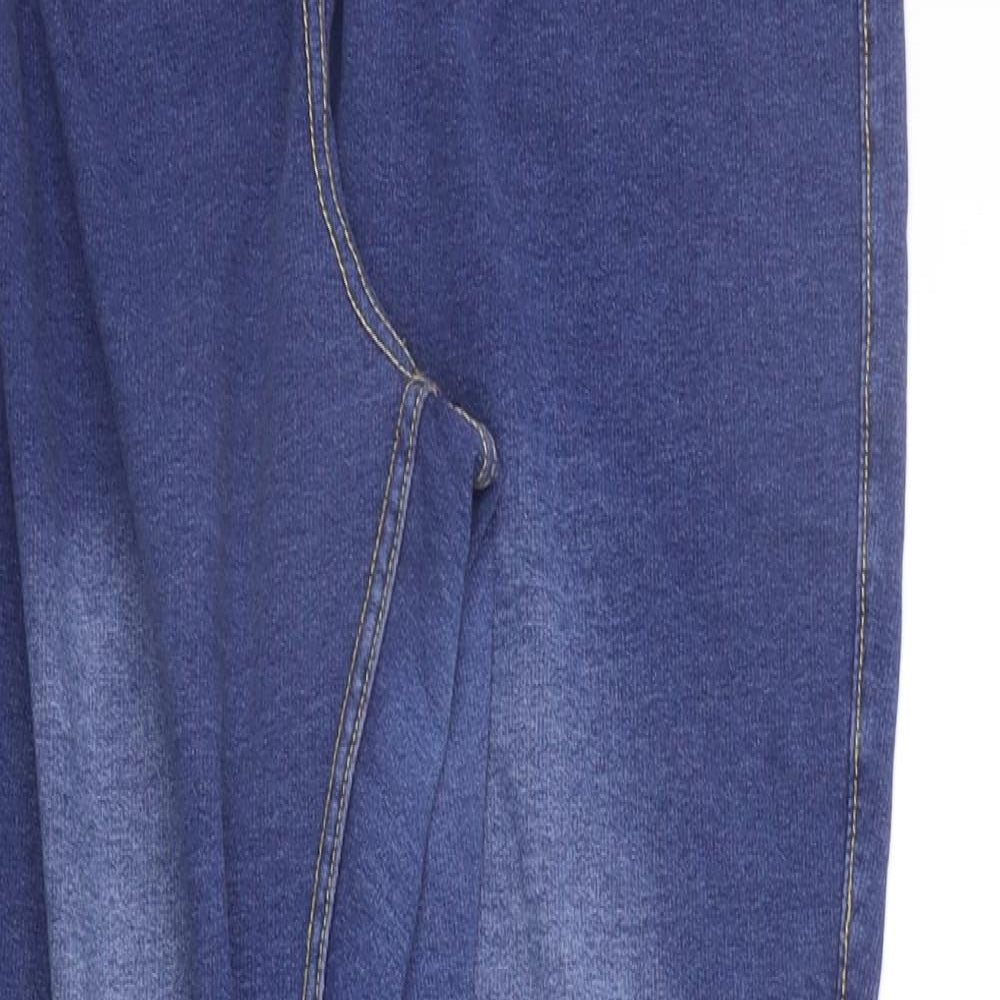 F&F Womens Blue   Jegging Leggings Size 16 L26 in