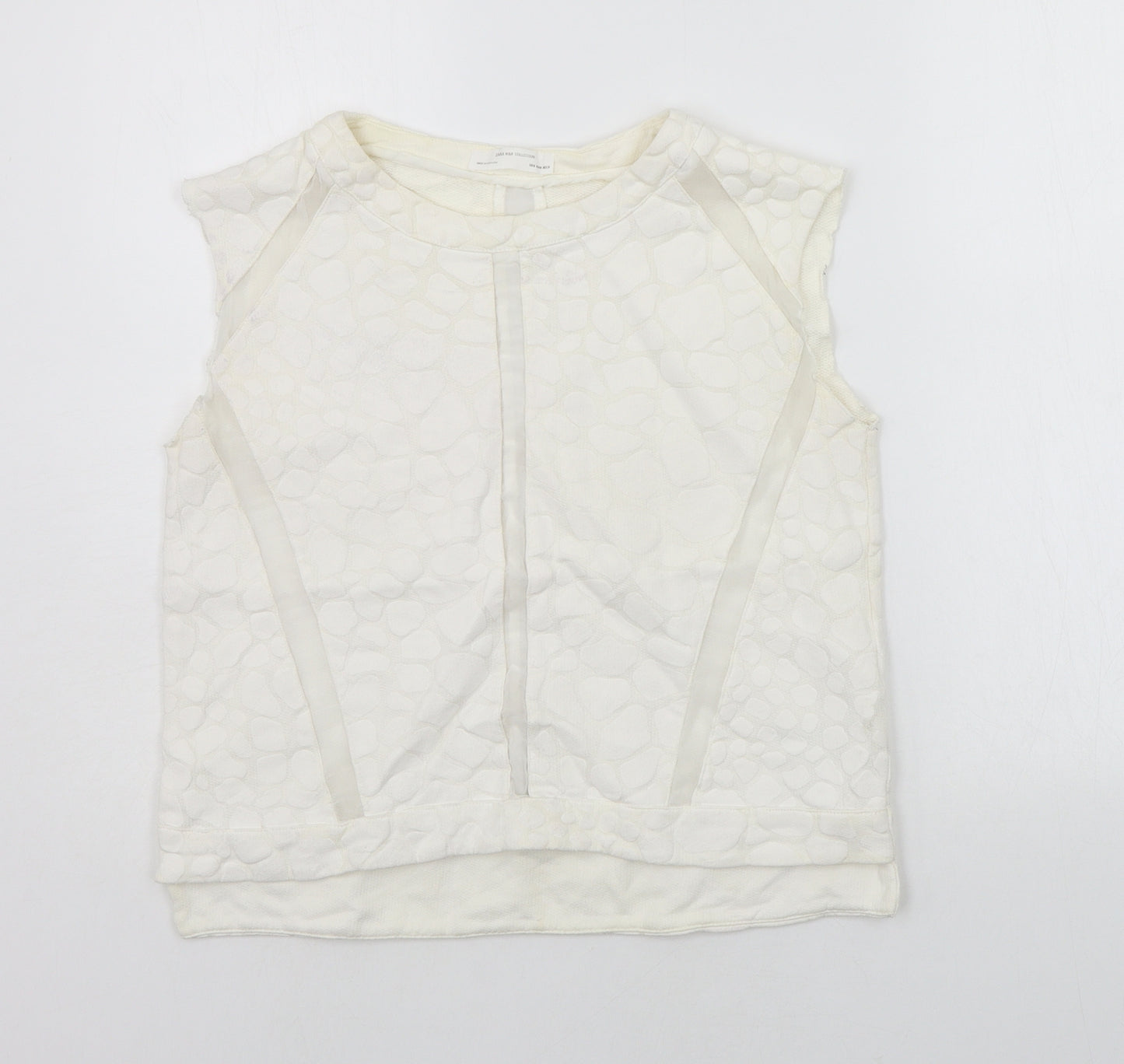 Zara Womens Beige   Basic Blouse Size M