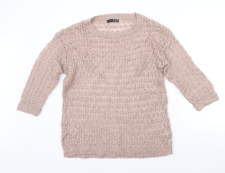 Atmosphere Womens Beige   Pullover Jumper Size 14