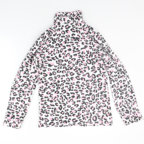 Therapy  Womens White Animal Print  Top Pyjama Top Size S