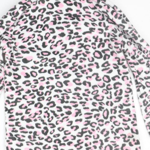 Therapy  Womens White Animal Print  Top Pyjama Top Size S