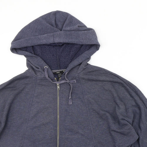 H&M Womens Blue   Full Zip Jumper Size M