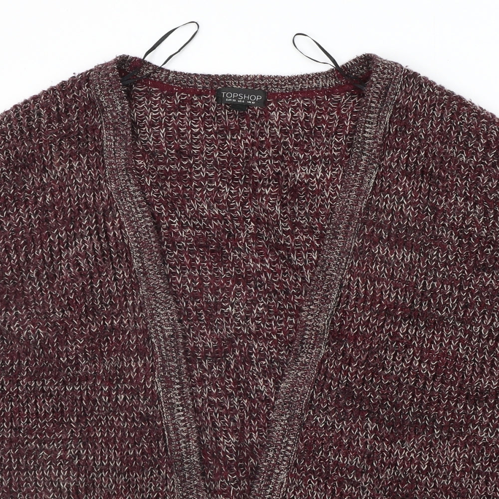 New Look Womens Purple   Cardigan Jumper Size 10