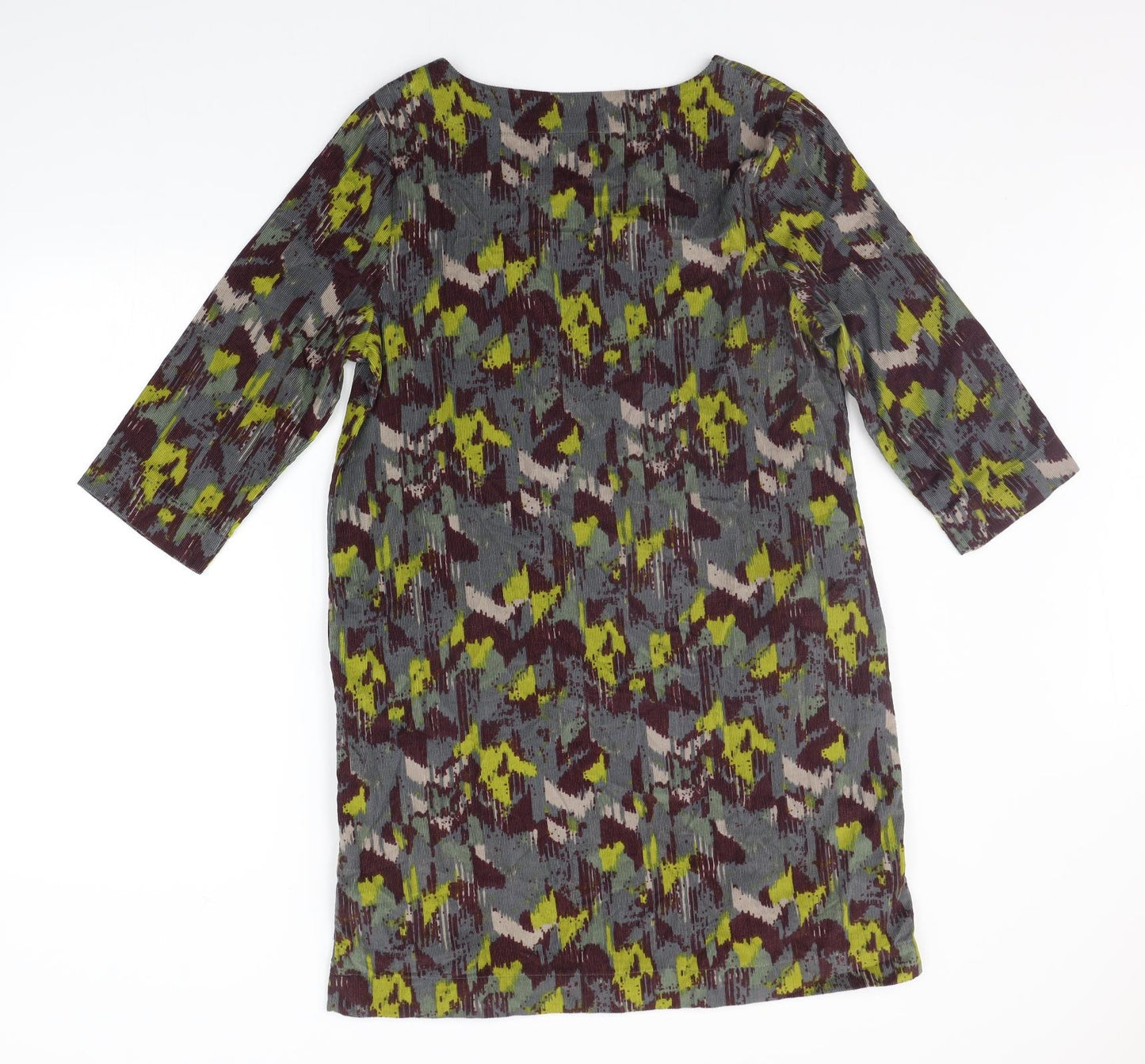 nomads Womens Green Geometric  Jumper Dress  Size 12